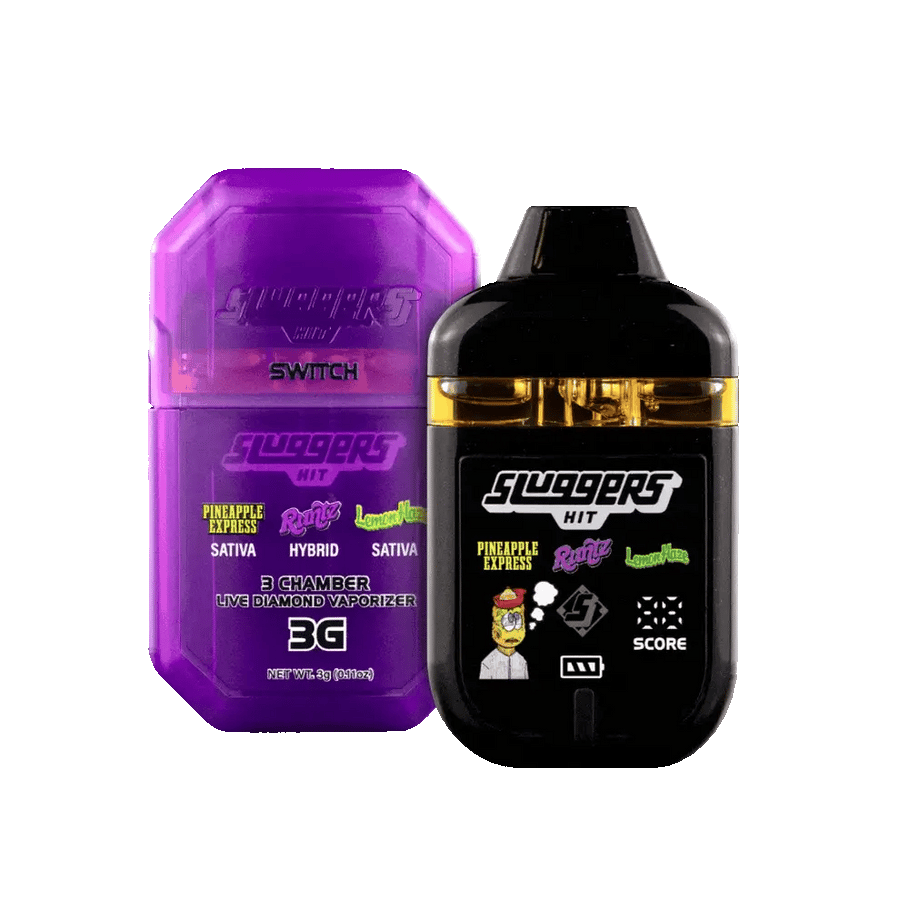 Pineapple Express x Runtz x Lemon Haze Switch Chamber Disposable Vape 3g (Sluggers Hit)