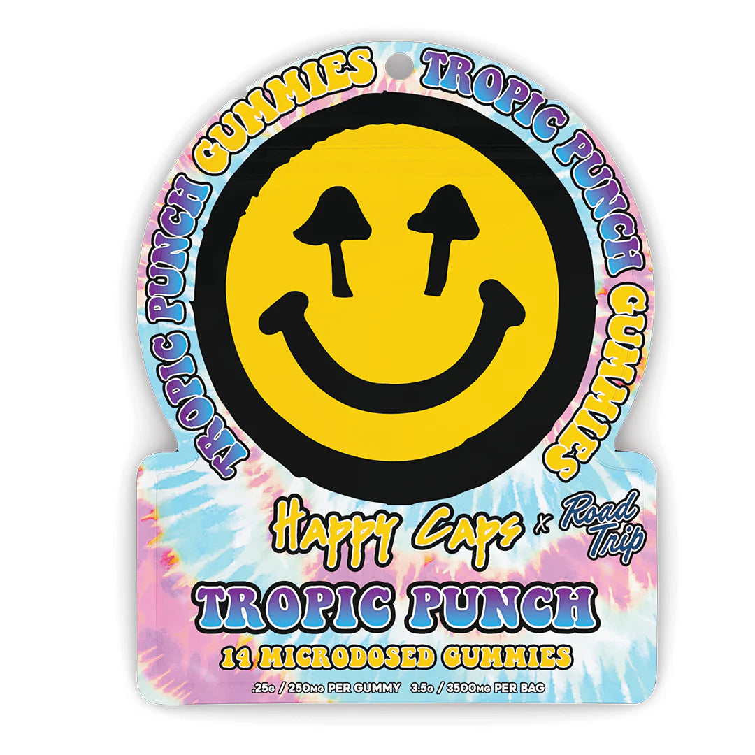 Tropic Punch Road Trip Gummies 3.5g (Happy Caps)