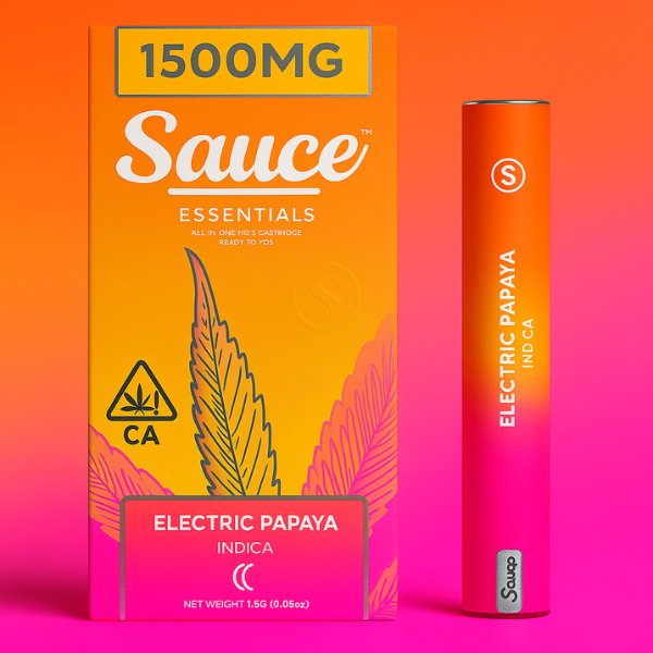 Electric Papaya Live Resin All in One Disposable 1.5g (Sauce Essentials)