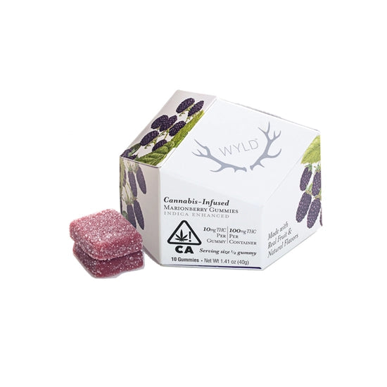 Marionberry Indica Enhanced Gummies 100mg (WYLD)