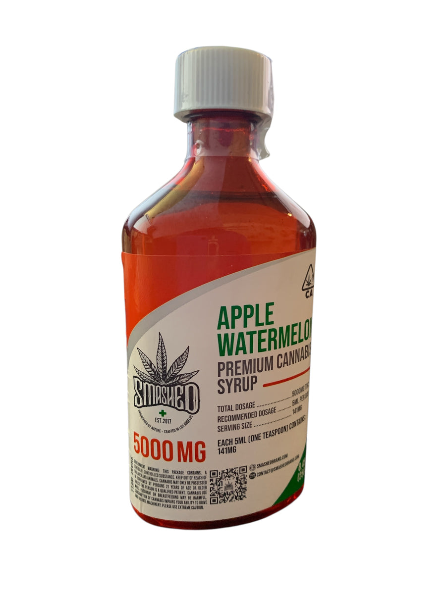Apple Watermelon Premium Cannabis Syrup (Smashed)