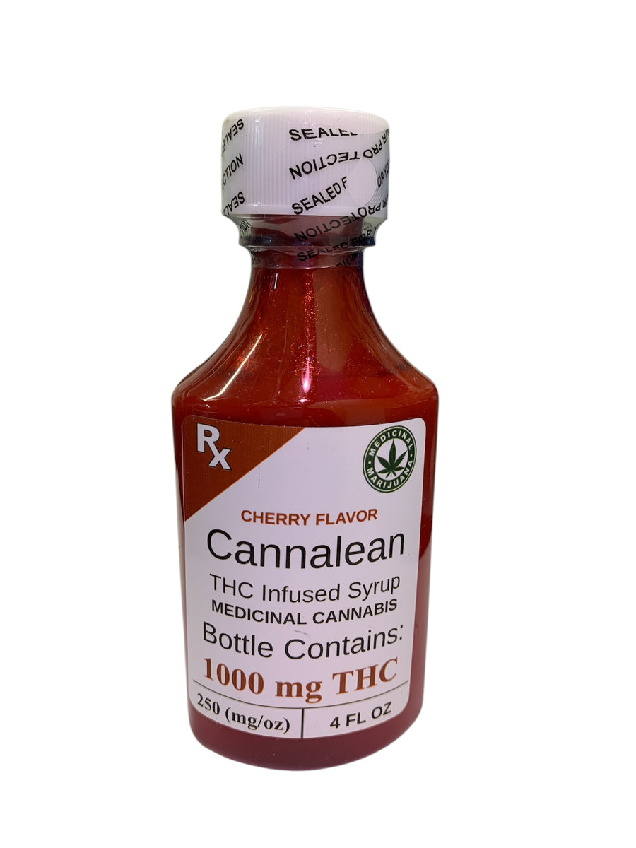 Cherry Syrup 1000mg THC (Cannalean)