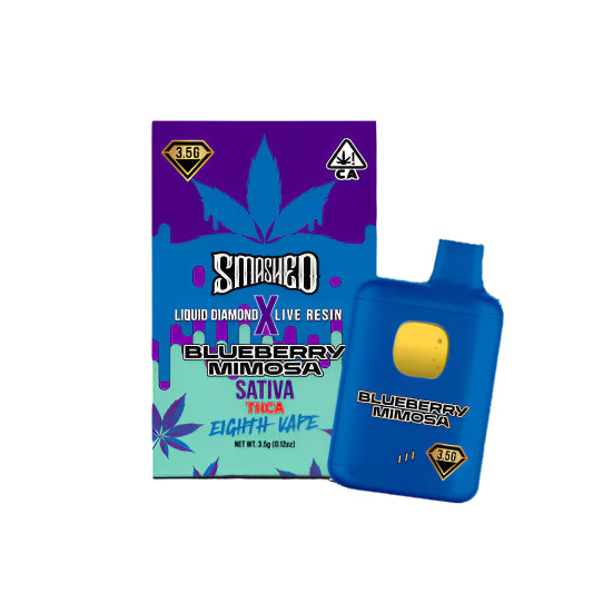 Blueberry Mimosa Liquid Diamond x Live Resin Disposable 3.5g (Smashed)
