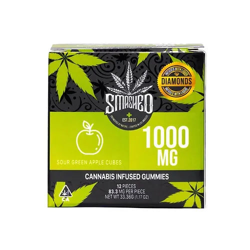 Sour Green Apple Cubes (SMASHED)