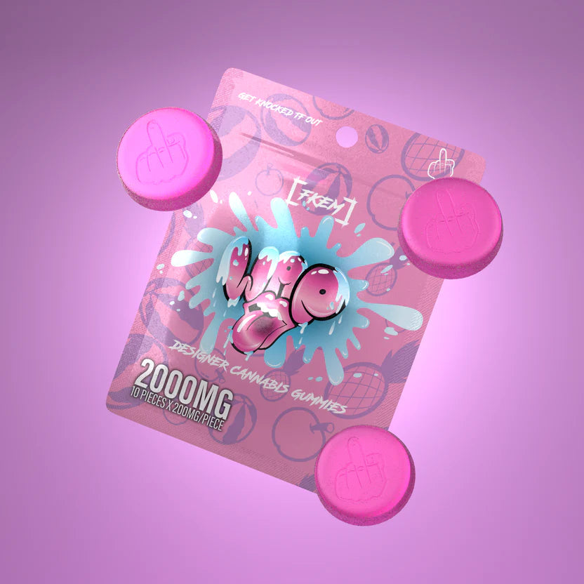 WAP Designer Cannabis Gummies 10pk 2000mg THC (FKEM EDIBLES)