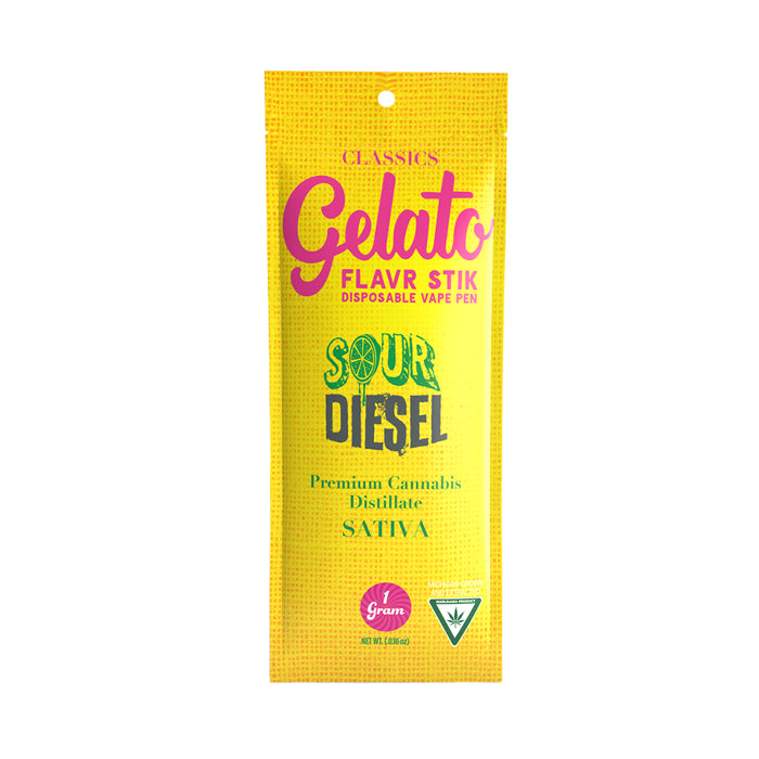 Sour Diesel Flavr Stick Disposable Vape 1g (Gelato)