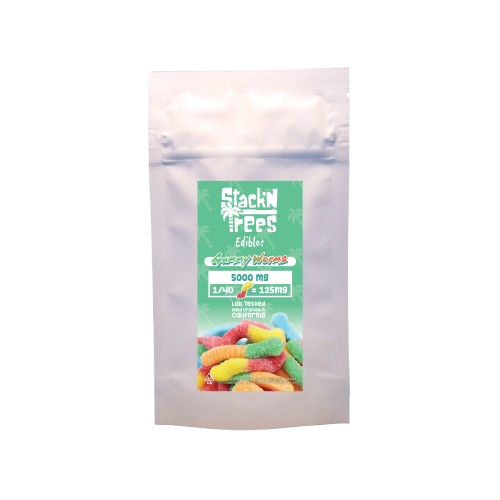 Gummy Worms Cannabis Infused Gummies 5000mg THC (Stack n Trees)