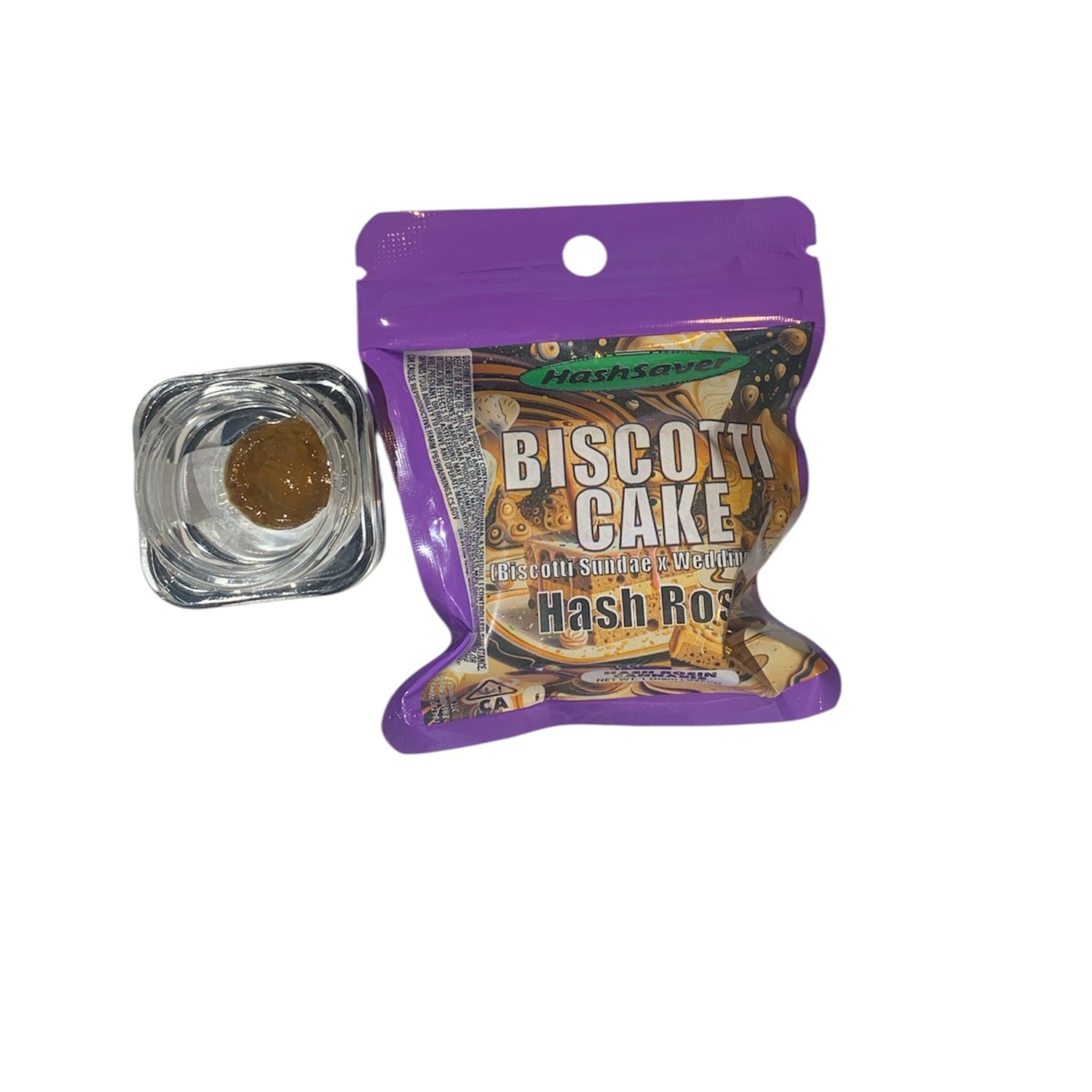 Biscotti Cake Hash Rosin 1g (Hashsaver)