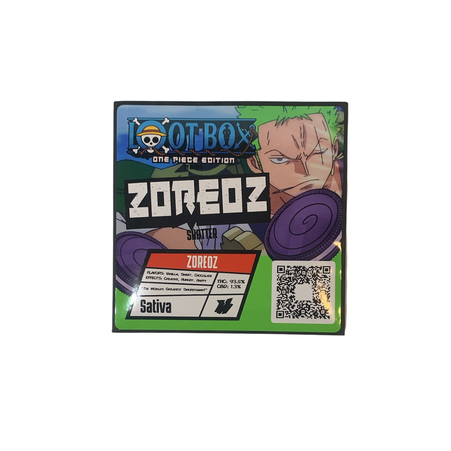 Zoreoz  Hot Box One Piece Edition Shatter 1oz (Arcadia)
