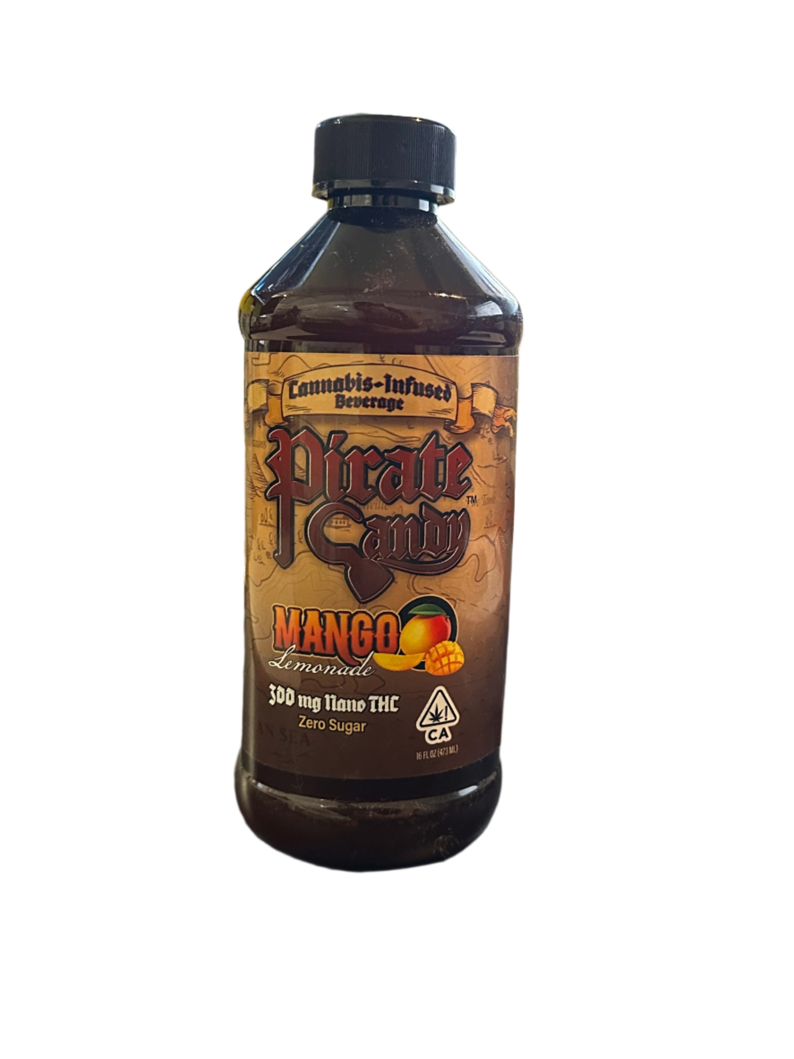 Mango Lemonade Cannabis Infused Beverage 300mg THC (Pirate Candy)