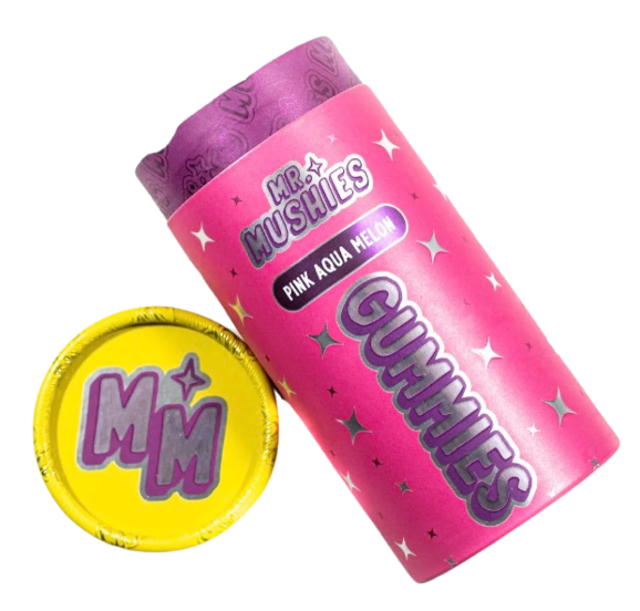 Pink Aqua Melon Gummies 4G (Mr. Mushies)
