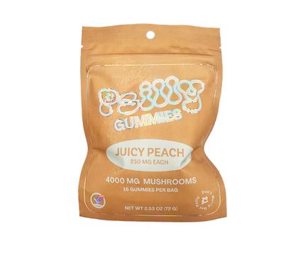 Juicy Peach Mushroom Gummies 4g (Psilly)