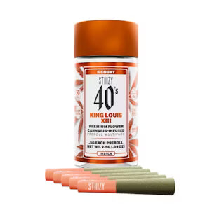 KING LOUIS XIII - .5G 40's Infused Preroll 5 Pack (STIIIZY)