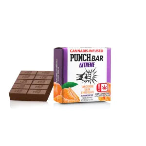 Dark Chocolate Tangerine PunchBar 1000mg THC (Punch Edibles & Extracts)