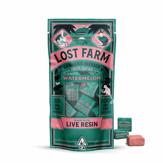 Watermelon 'Gelato' Chew Lost Farm (Kiva Confections)