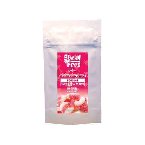 Watermelon Rings Cannabis Infused Gummies 5000mg THC (Stack n Trees)